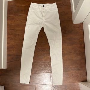 Size 12 H&M White Jeans